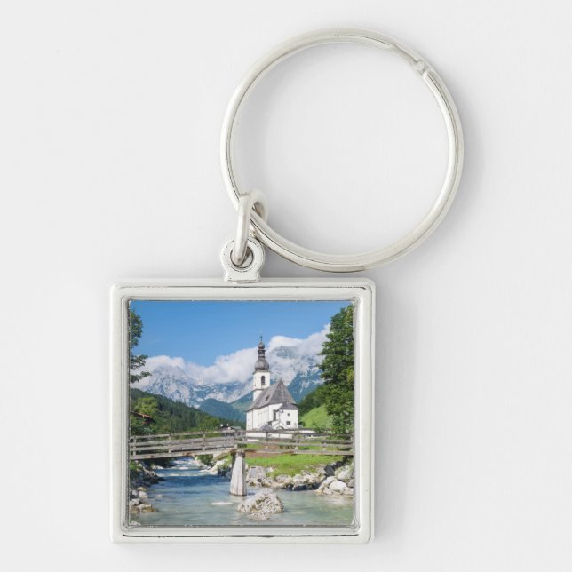 The parish church of Ramsau Keychain (Front)