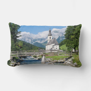 The parish church of Ramsau Lumbar Pillow