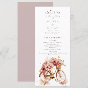 The Parisienne Wedding Program
