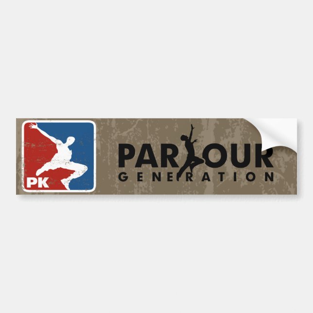 The Parkour Bumper Sticker (Front)