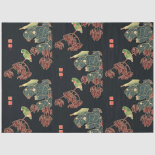 The Paroquet by Ito Jakuchu Japanese Bird Art Tissue Paper