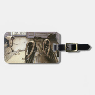 The Parquet Planers, 1875 Luggage Tag