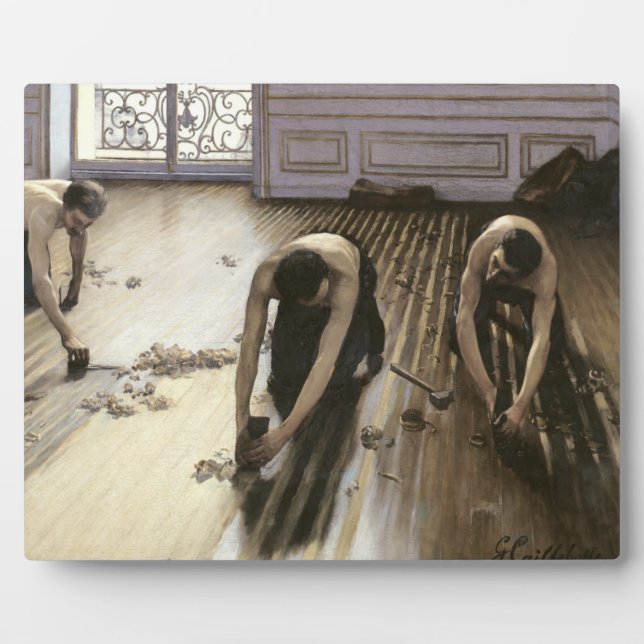 The Parquet Planers, 1875 Plaque (Front)