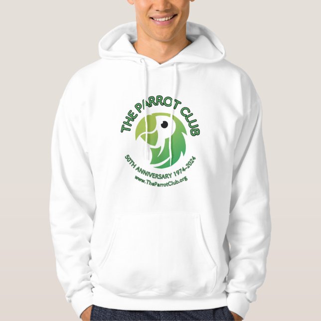 The Parrot Club 50th Anniversary Men's Hoodie (Front)