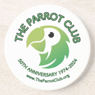 The Parrot Club 50th Anniversary Sandstone Coaster