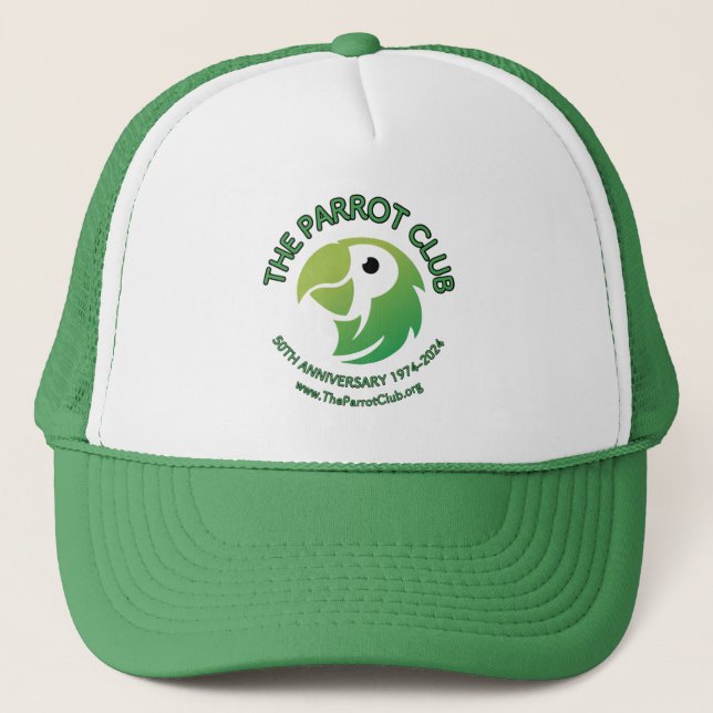 The Parrot Club 50th Anniversary Trucker Hat (Front)
