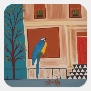 The Parrot from Shepherd's Bush 2007 Square Sticker