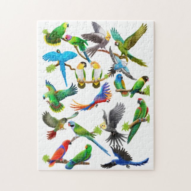 The Parrot Lovers Puzzle (Vertical)