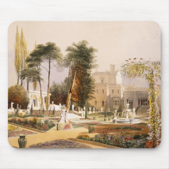 The Parterre in the Gardens at Wilton, the seat of Mouse Pad (Front)