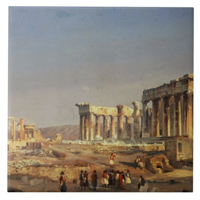 The Parthenon, 1863 Tile (Front)