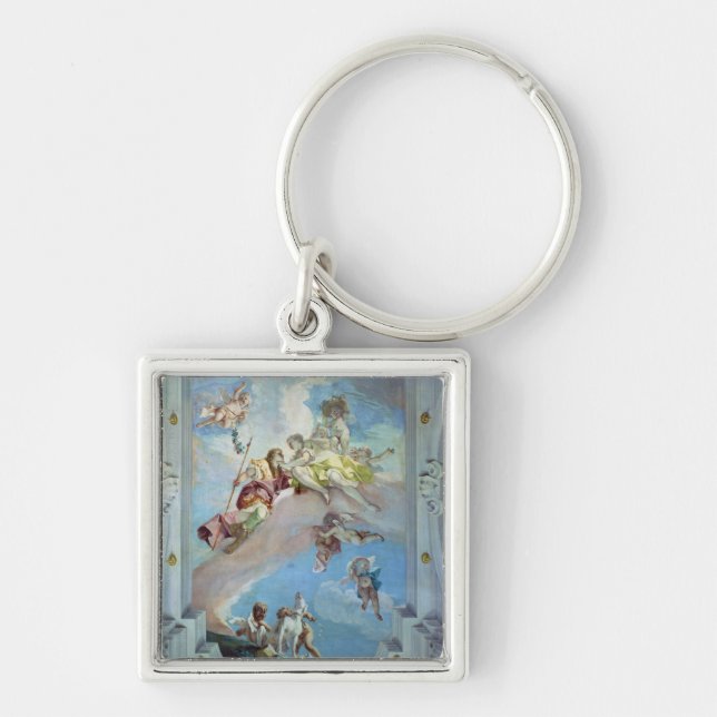 The Parting of Venus from Adonis, 1707-08 (fresco) Keychain (Front)