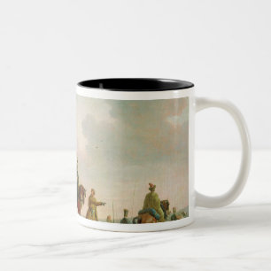 The Partisans in 1812, 1820 Two-Tone Coffee Mug