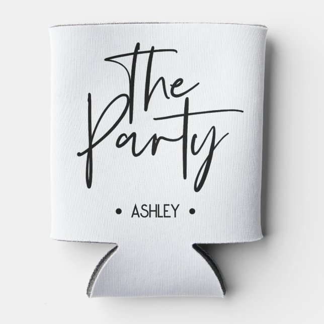 The Party Bachelorette Can Cooler Personalized (Front)