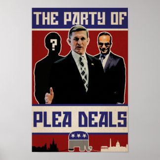 "The Party of Plea Deals" Poster