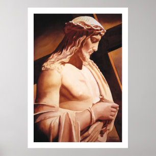 "The Passion" Jesus Watercolor Art Poster