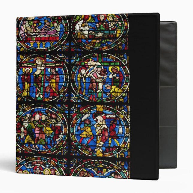 The Passion, lancet window in the west facade, 12t Binder (Front/Inside)