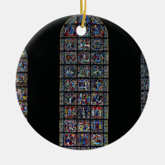 The Passion, The Nativity and the Tree of Jesse (s Ceramic Ornament (Front)