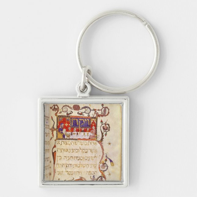 The Passover Meal, Northern Spain Keychain (Front)