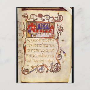 The Passover Meal, Northern Spain Postcard