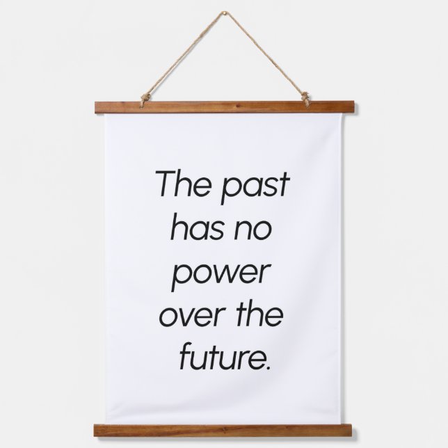 The Past Wood Topped Wall Tapestry (Front)