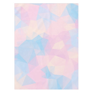 The Pastel Colours Low Poly Tablecloth