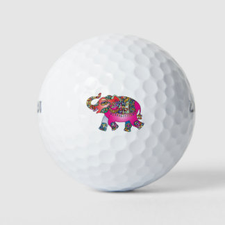 The Pastel Elephant Golf Balls