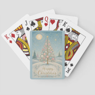 The Pastel Solstice Tree Playing Cards