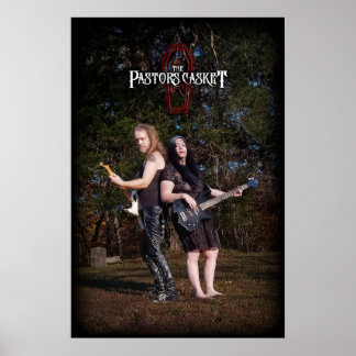 The Pastor's Casket graveyard poster