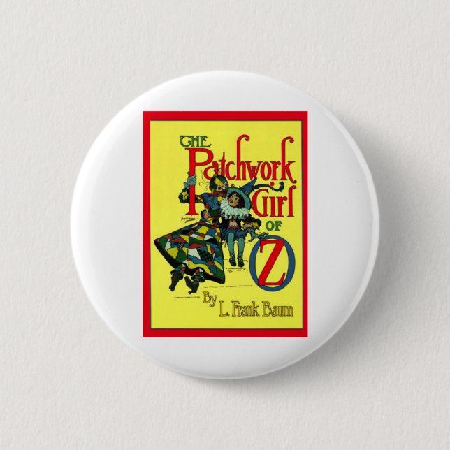 The Patchwork Girl Of Oz 2 Inch Round Button (Front)