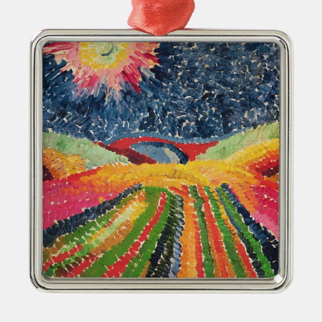 The Path, 1912 Metal Ornament (Front)