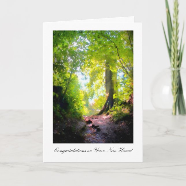 The path is steepest...Congratulations on New Home Card (Front)