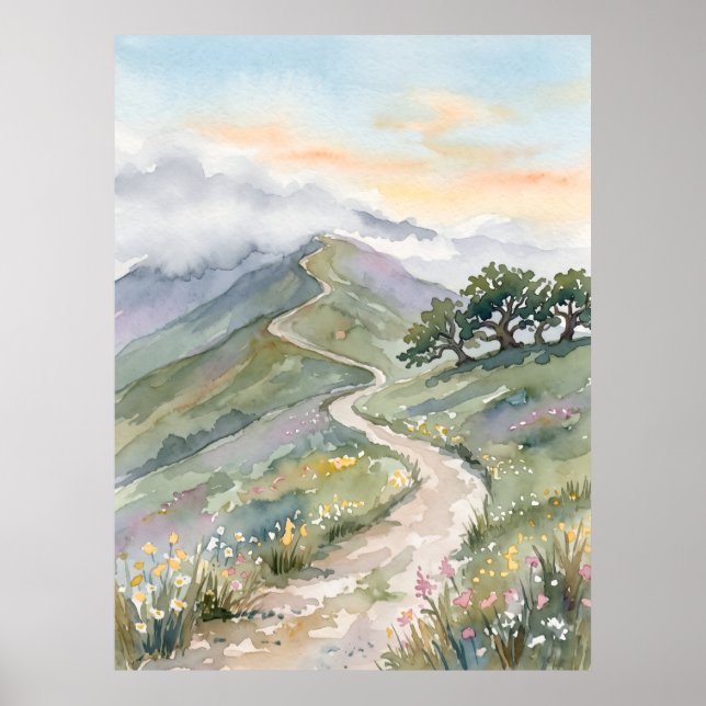The Path of Gentle Unfolding Poster (Front)