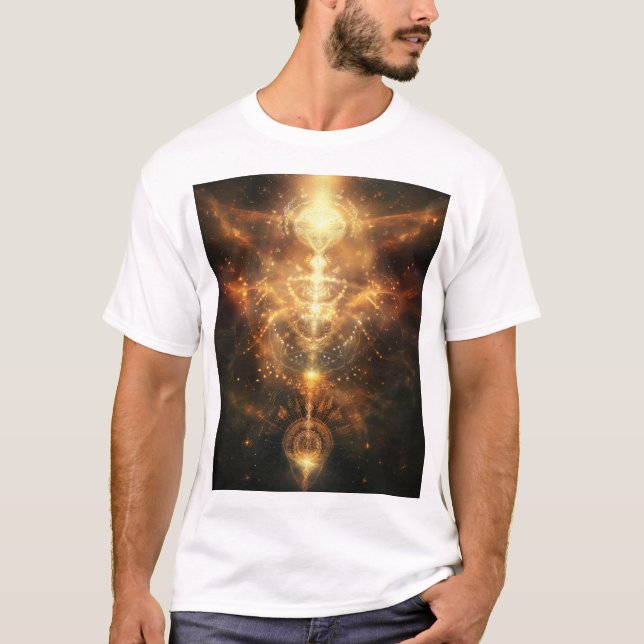 The Path of Power — Energy Ascension Artwork T-Shirt (Front)