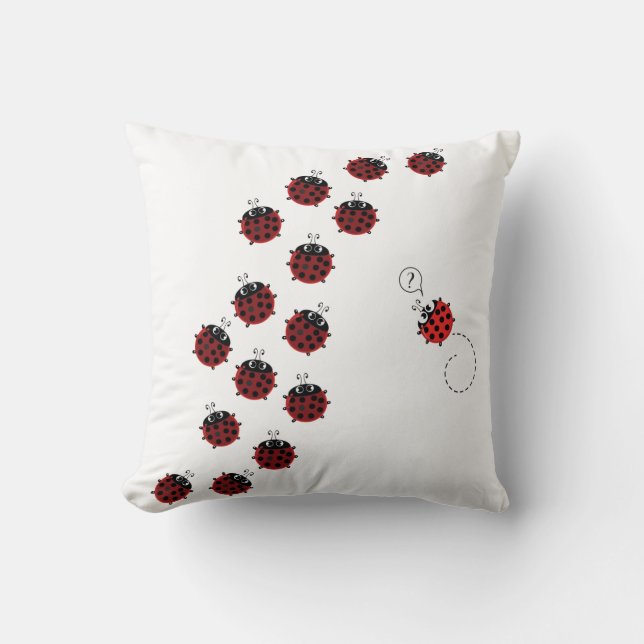 The Path of Spring Throw Pillow (Front)