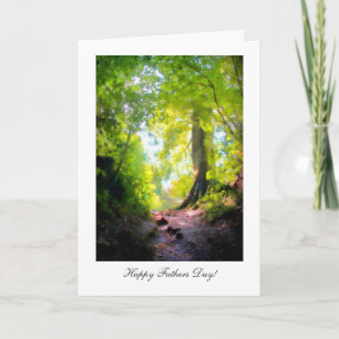 The path seems always steepest - Happy Fathers Day Card