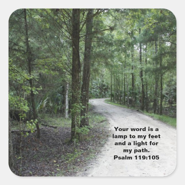 The Path Square Sticker (Front)