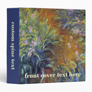 The Path Through the Irises by Claude Monet Binder