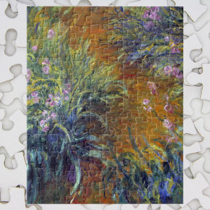 The Path Through the Irises by Claude Monet Jigsaw Puzzle