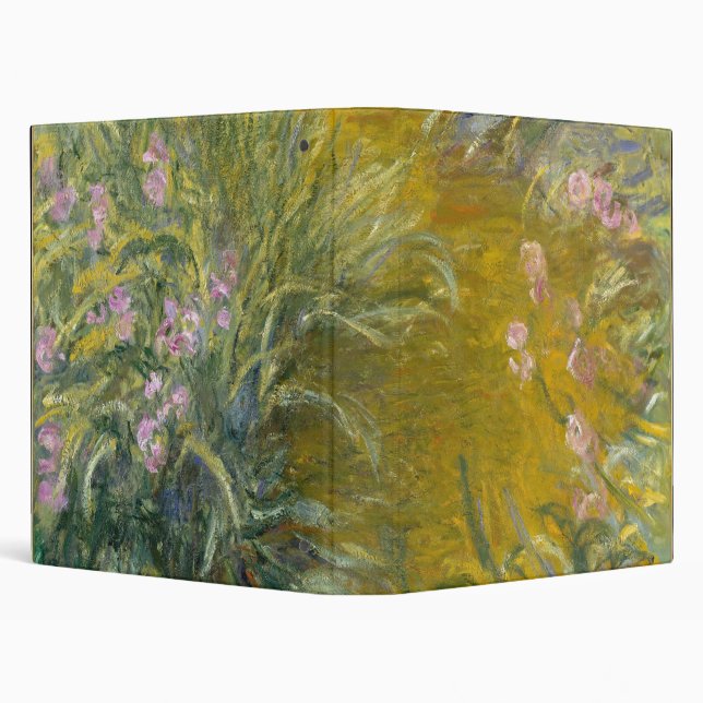 The Path through the Irises - Claude Monet Binder (Background)
