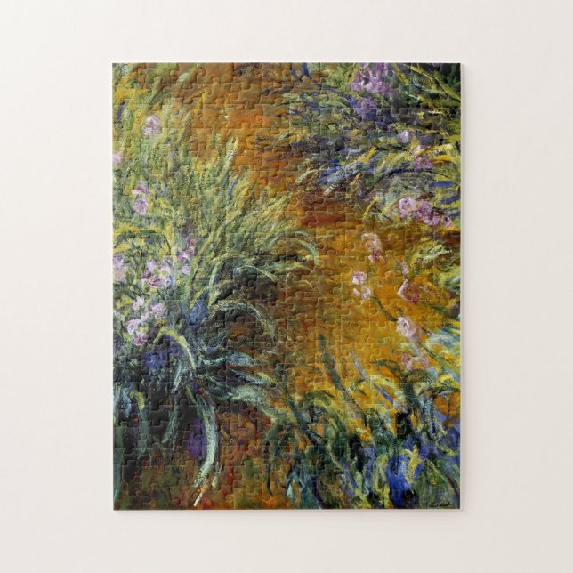 The Path Through the Irises Jigsaw Puzzle (Vertical)
