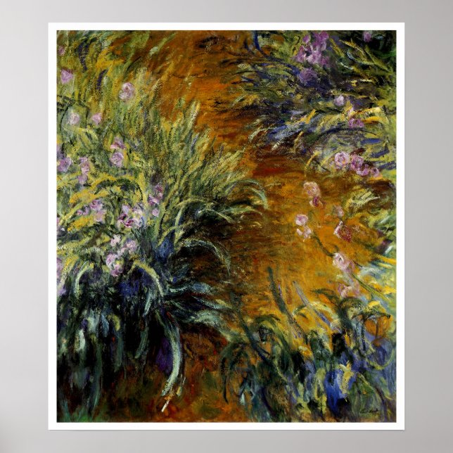 The Path Through the Irises Poster (Front)