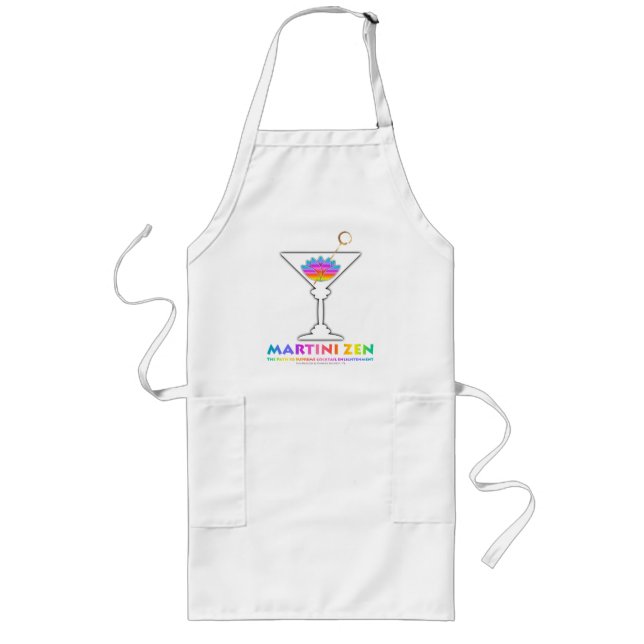 The Path to Cocktail Enlightenment Apron (Front)