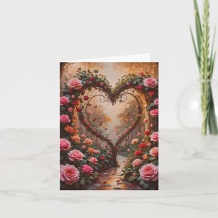 The Path to My Heart Valentine Card