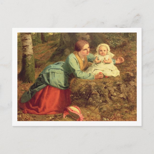 The Path Where The Brown Leaves Are Spread, 1862 ( Postcard (Front)