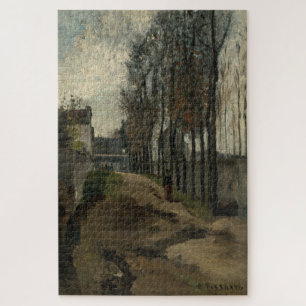 The Path, Winter Landscape (1862) by Pissarro Jigsaw Puzzle