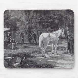 The Patient Model, from 'Leisure Hour', 1888 Mouse Pad