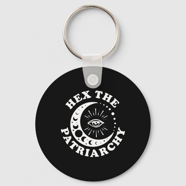 The Patriarchy Feminist  Keychain (Front)