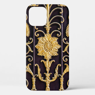 The pattern on metallic gate iPhone 12 case