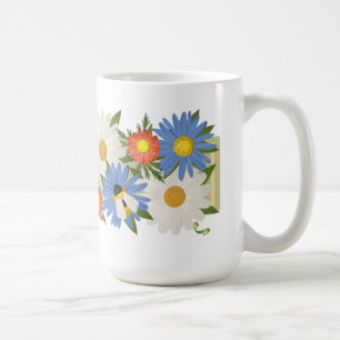 The Pause Tiles Signature Bee 15oz mug—Right-hand  Coffee Mug