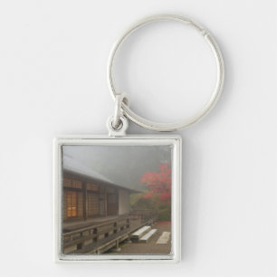The pavilion at the Portland Japanese Garden Keychain